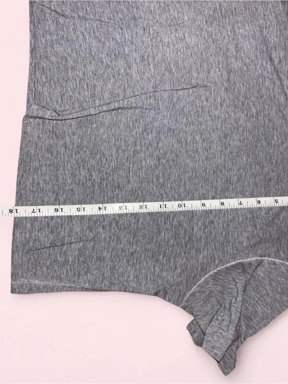 Lulu Lemon Cropped Grey Athletic Shirt